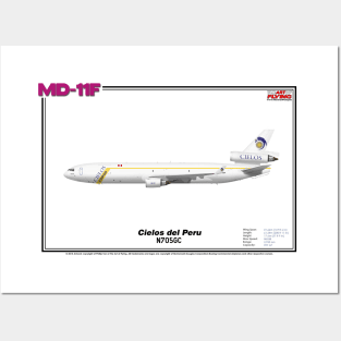 McDonnell Douglas MD-11F - Cielos del Peru (Art Print) Posters and Art